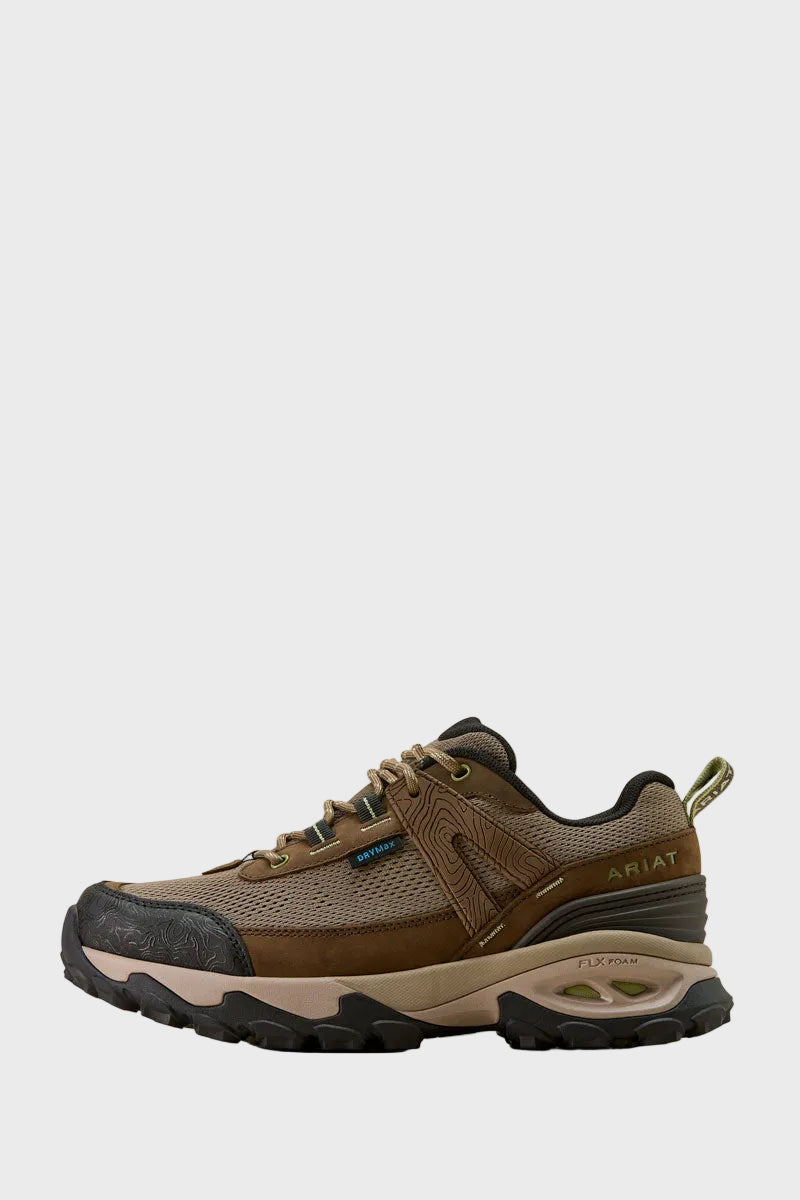 Ariat Traverse Low Waterproof Hiking Shoe Brown Bark 
