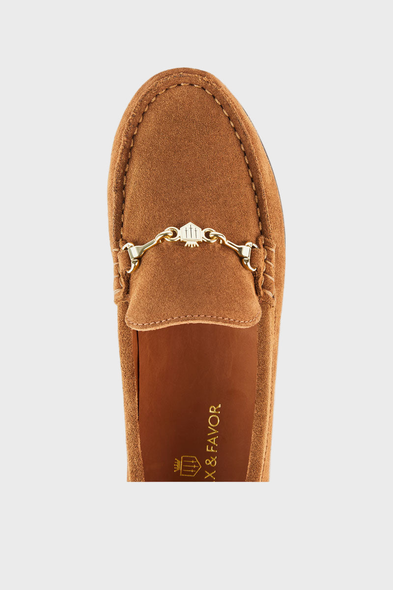 Fairfax & Favor Trinity Driver Tan Suede