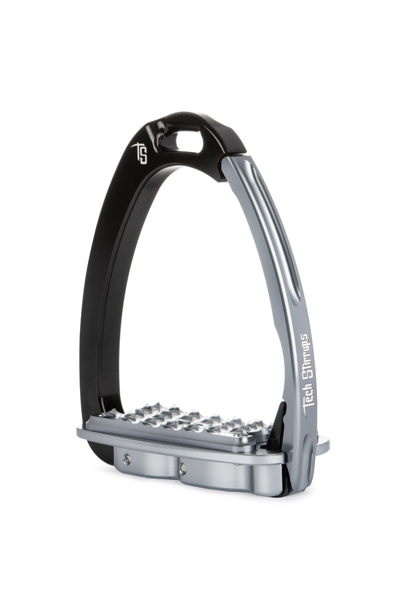 Tech Stirrups Venice Sloped Evo Stirrups Black/Titanium