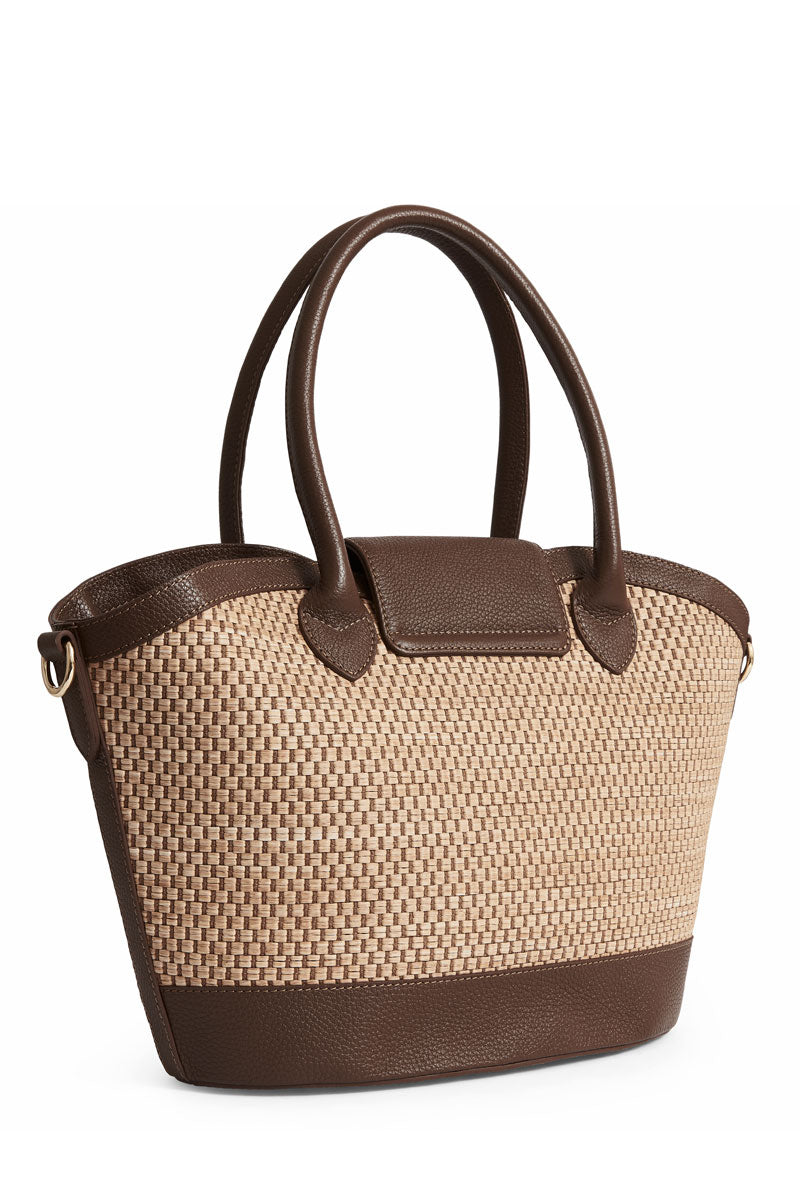 Fairfax & Favor Windsor Basket Bag Tan Leather