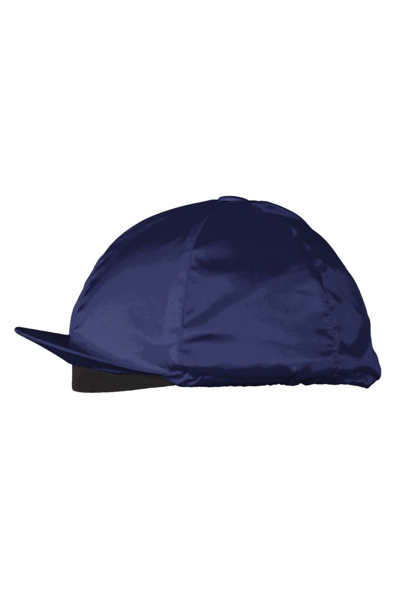 Racesafe Premium Satin Hat Cover Navy