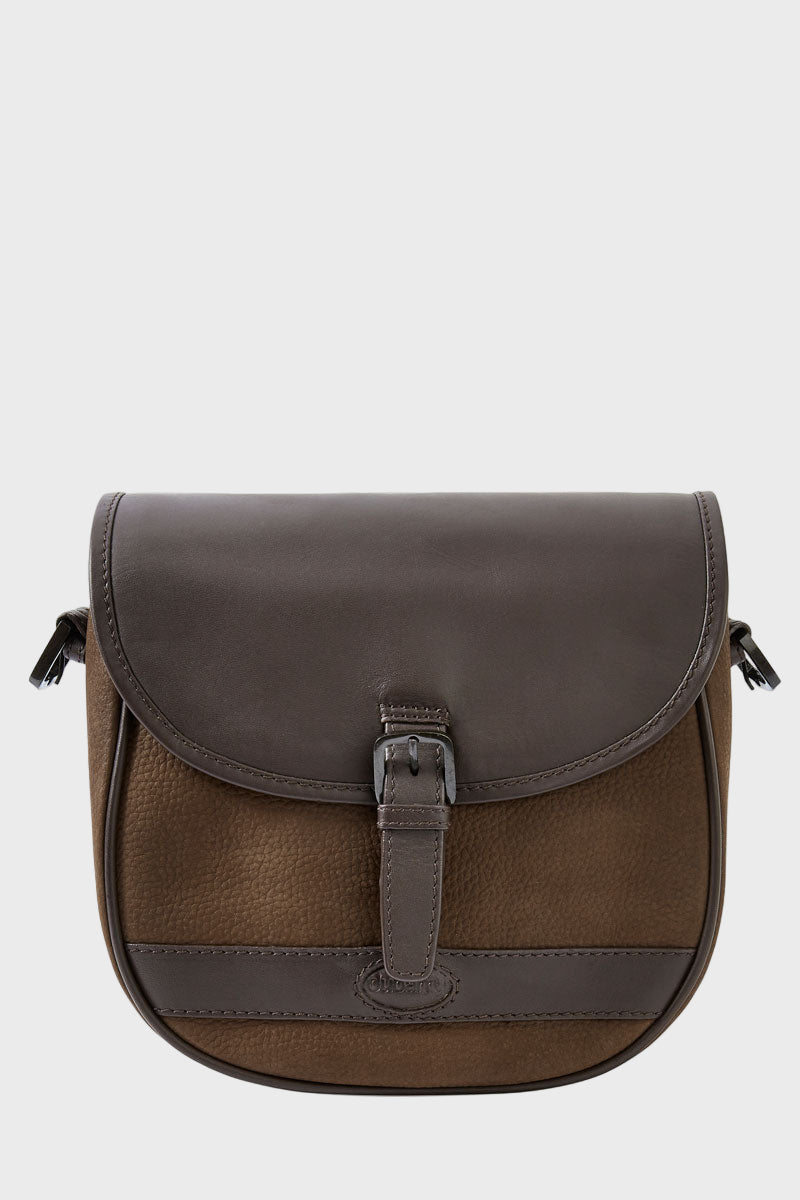 Dubarry Clara Leather Saddle Bag Walnut