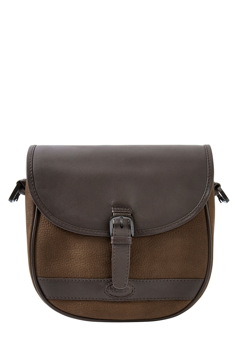 Dubarry Clara Leather Saddle Bag Walnut