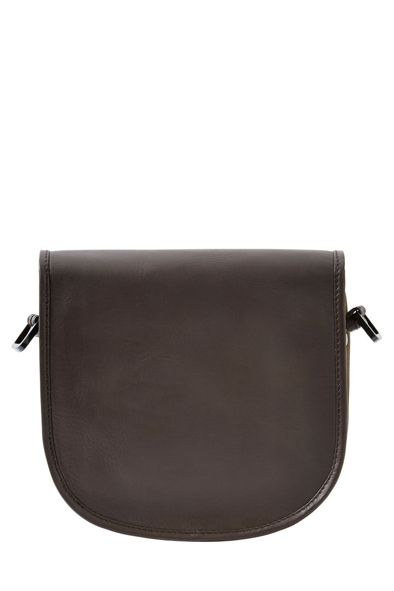 Dubarry Clara Leather Saddle Bag Walnut