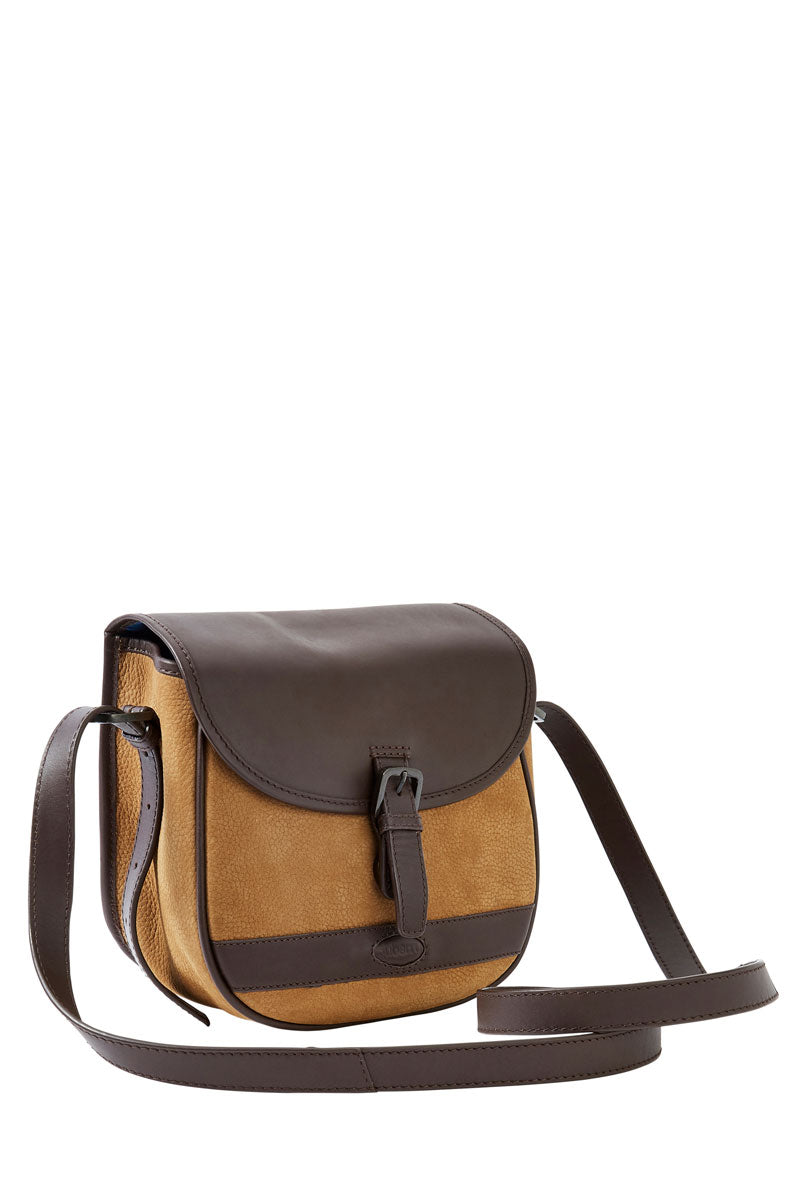 Dubarry Clara Leather Saddle Bag Brown