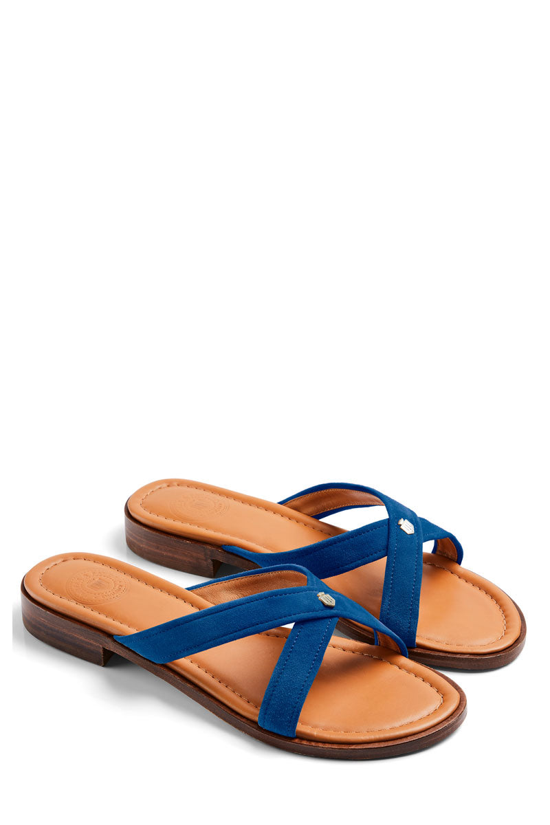 Fairfax & Favor Holkham Sandal Porto Blue