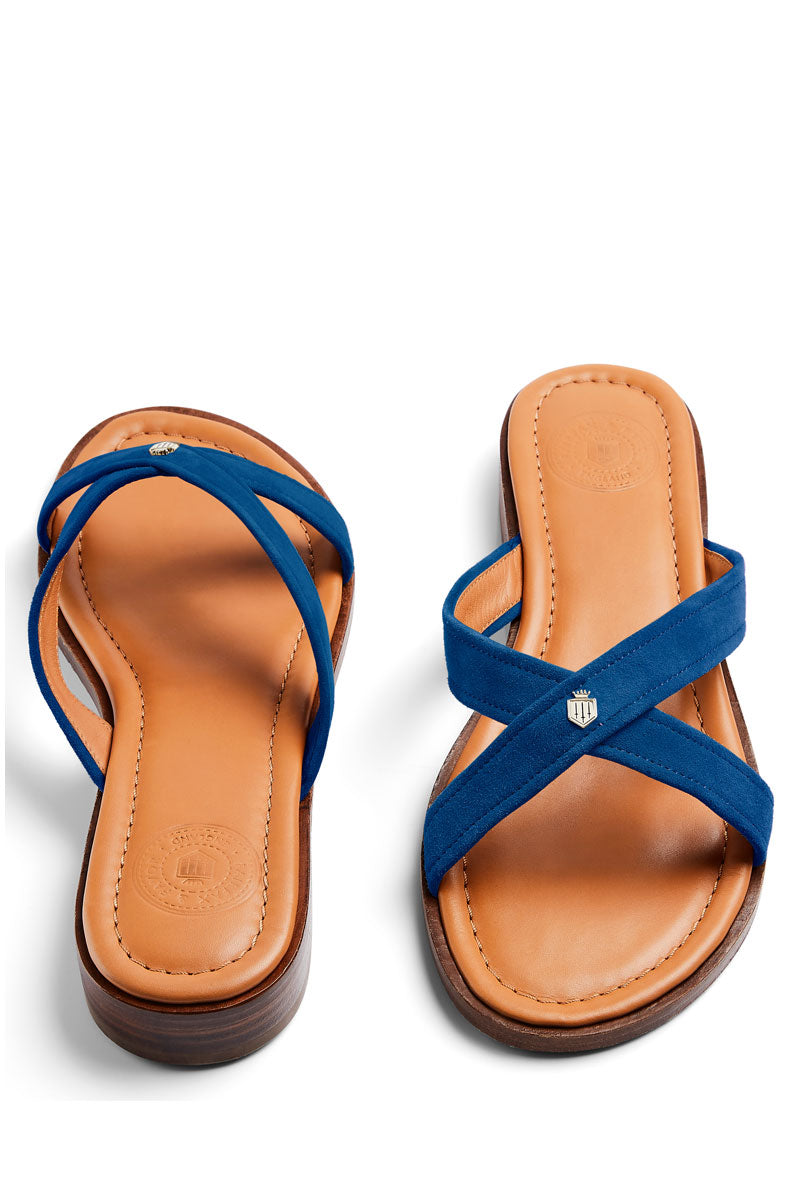 Fairfax & Favor Holkham Sandal Porto Blue