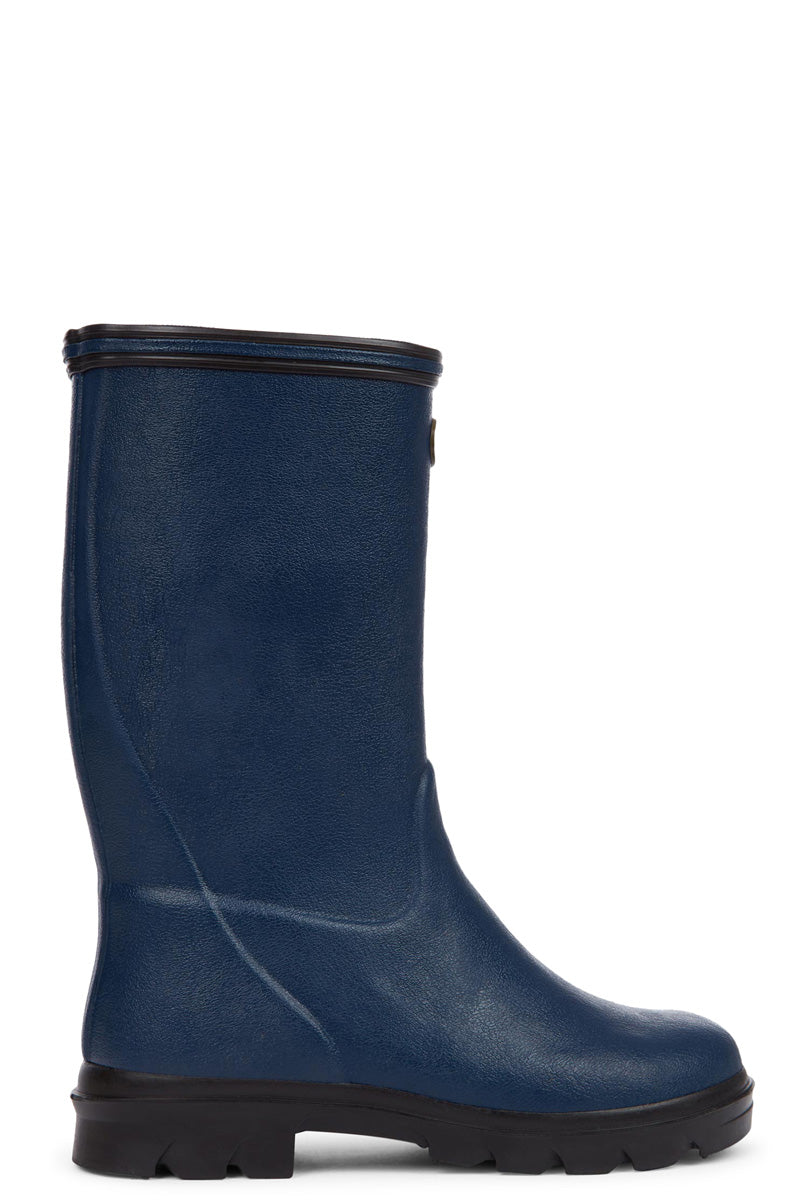 Le Chameau Children's Petite Adventure Jersey Boot Marine Blue