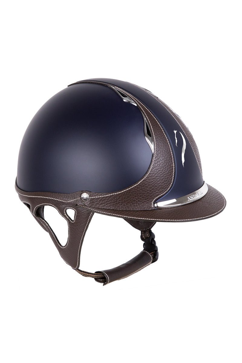 Antares Galaxy Riding Hat Matt Blue/Brown