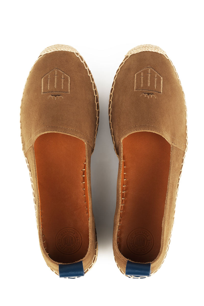 Fairfax & Favor Monaco Espadrille Tan Suede