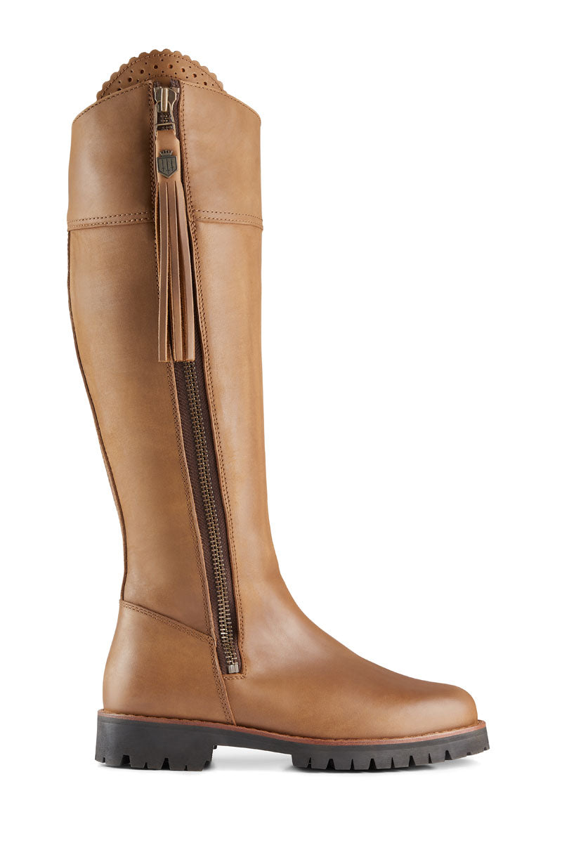 Fairfax & Favor Explorer Boot Regular Fit Oak Leather