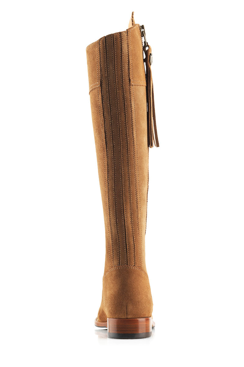 Fairfax & Favor Regina Boot Narrow Fit Tan Suede