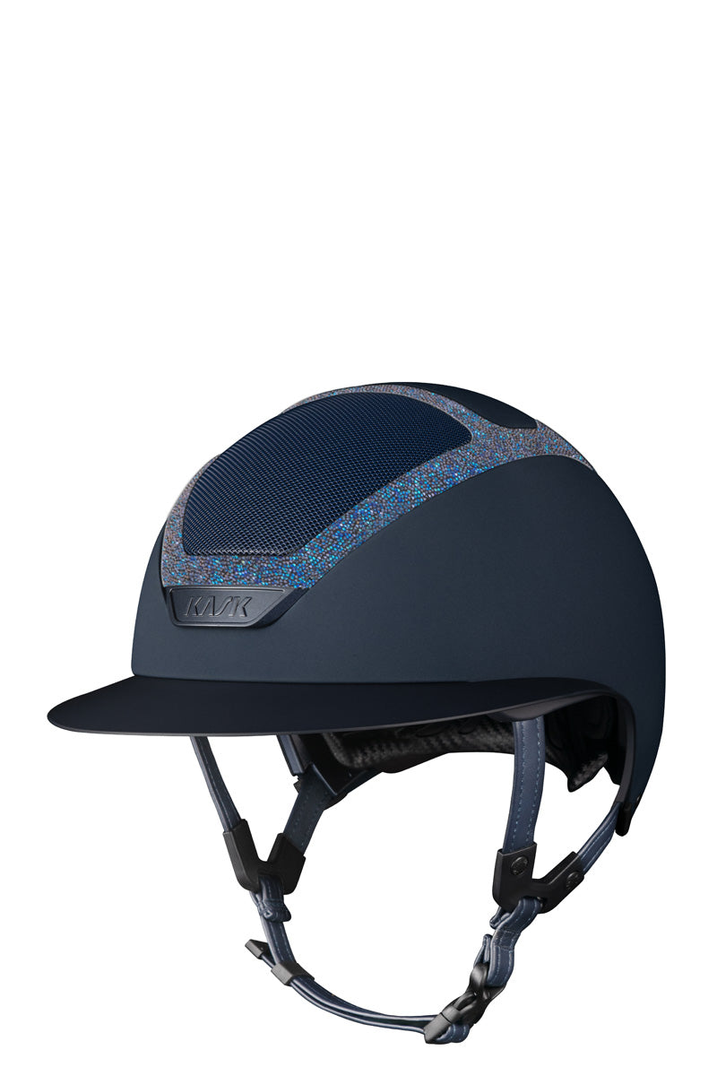 KASK Star Lady Chrome II - Crystals Frame Navy with Parsh Crystals