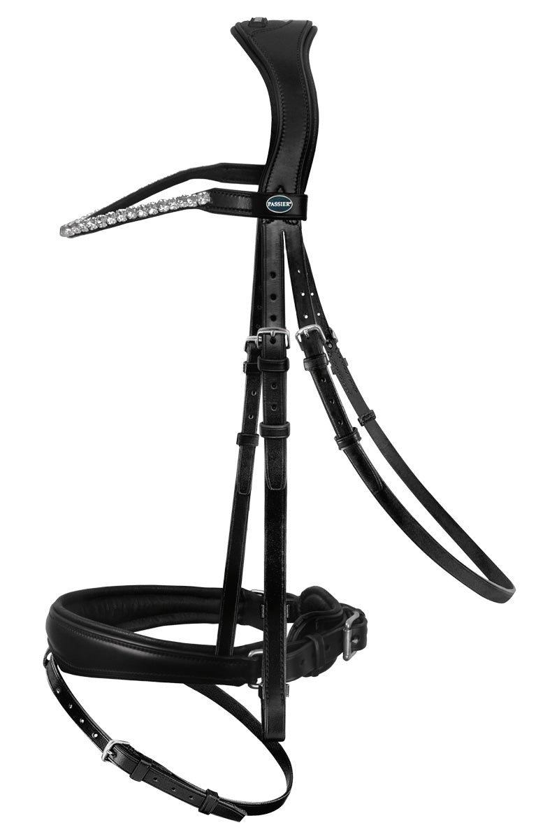 Passier Favorite Bridle with Rubber Reins Black