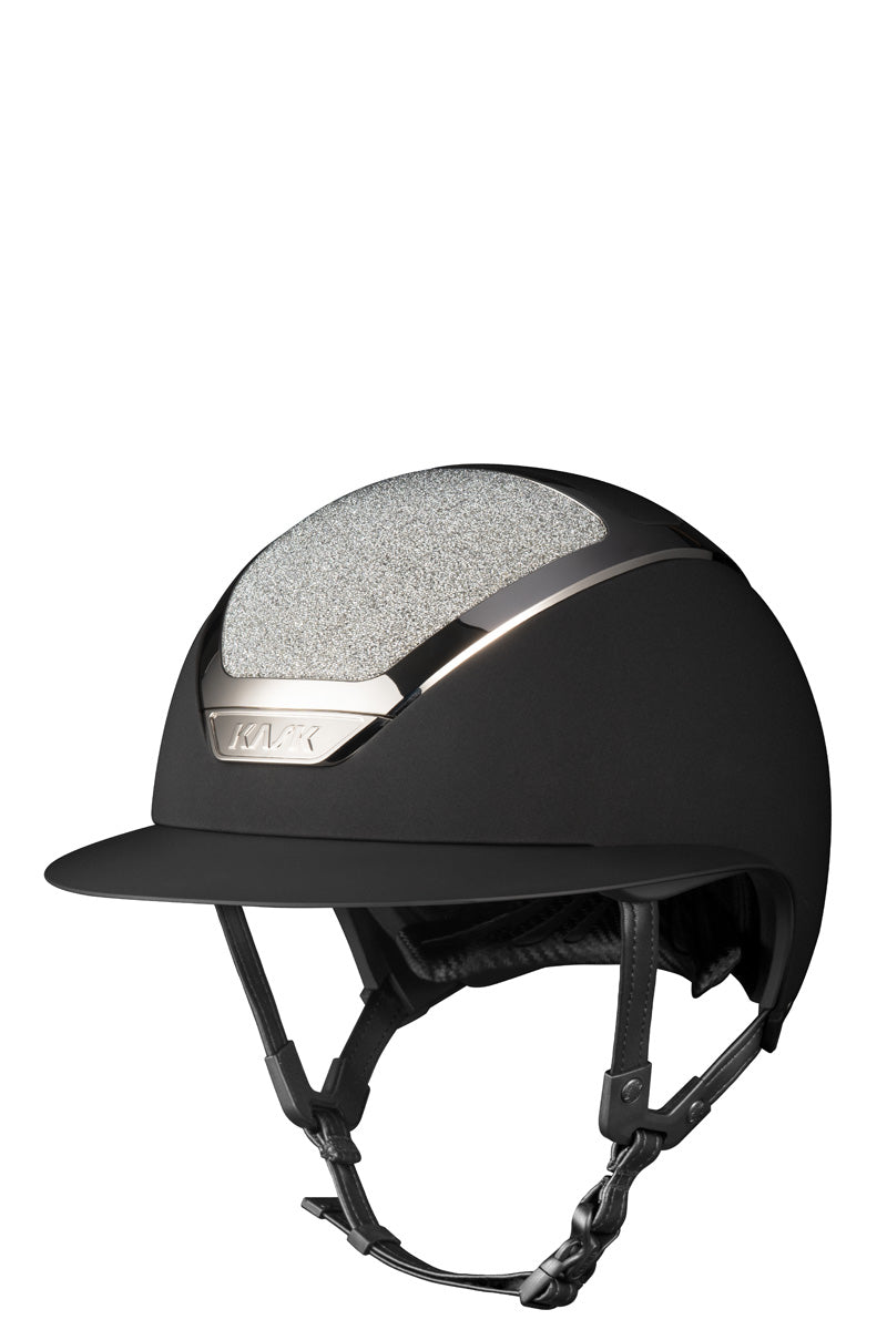 KASK Star Lady Chrome II - Crystals Carpet Black/Silver Frame with Silver Crystals