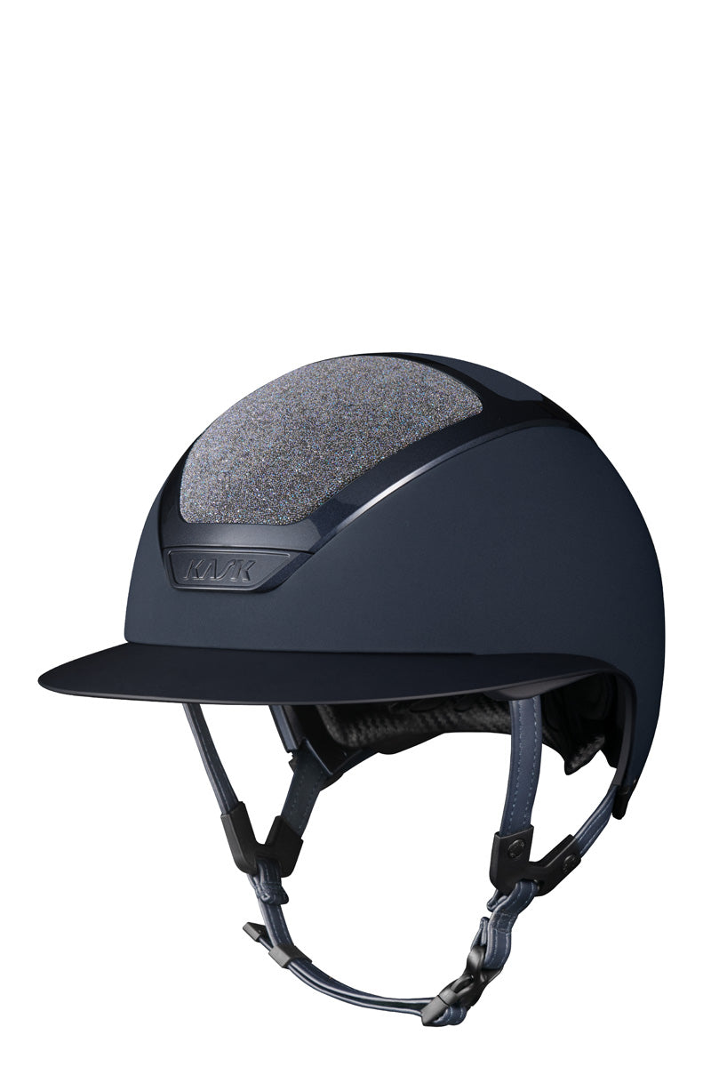 KASK Star Lady Chrome II - Crystals Carpet Navy/Navy Frame with Navy Crystals