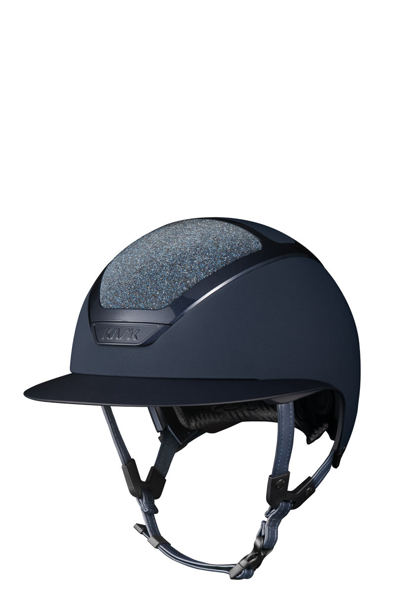 KASK Star Lady Chrome II - Crystals Carpet Navy/Navy Frame with Parsh Crystals