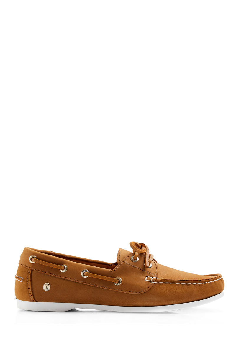 Fairfax & Favor Salcombe Deck Shoe Tan Suede
