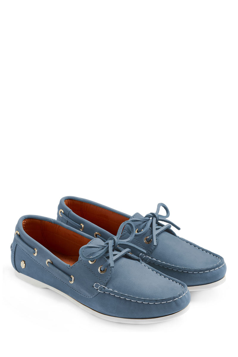 Fairfax & Favor Salcombe Deck Shoe Cornflower Blue