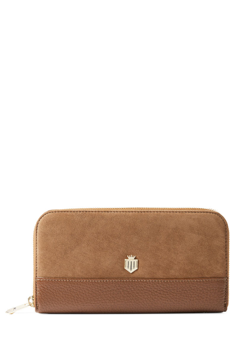 Fairfax & Favor Salisbury Purse Tan Suede