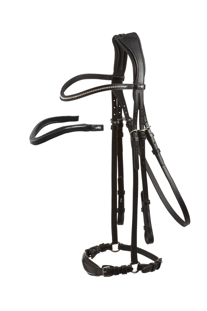 Schockemohle Seattle Bridle Black/Silver