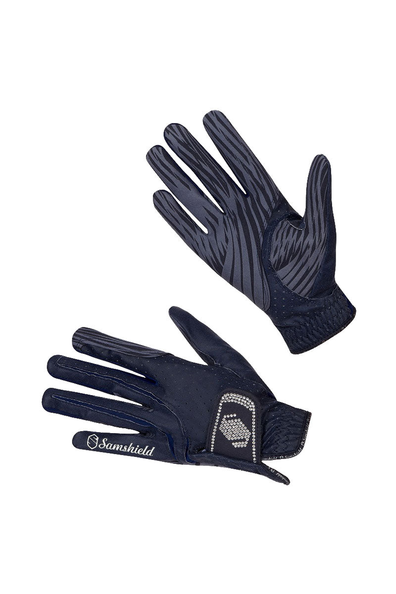 Samshield V-Skin Swarovski Gloves Blue