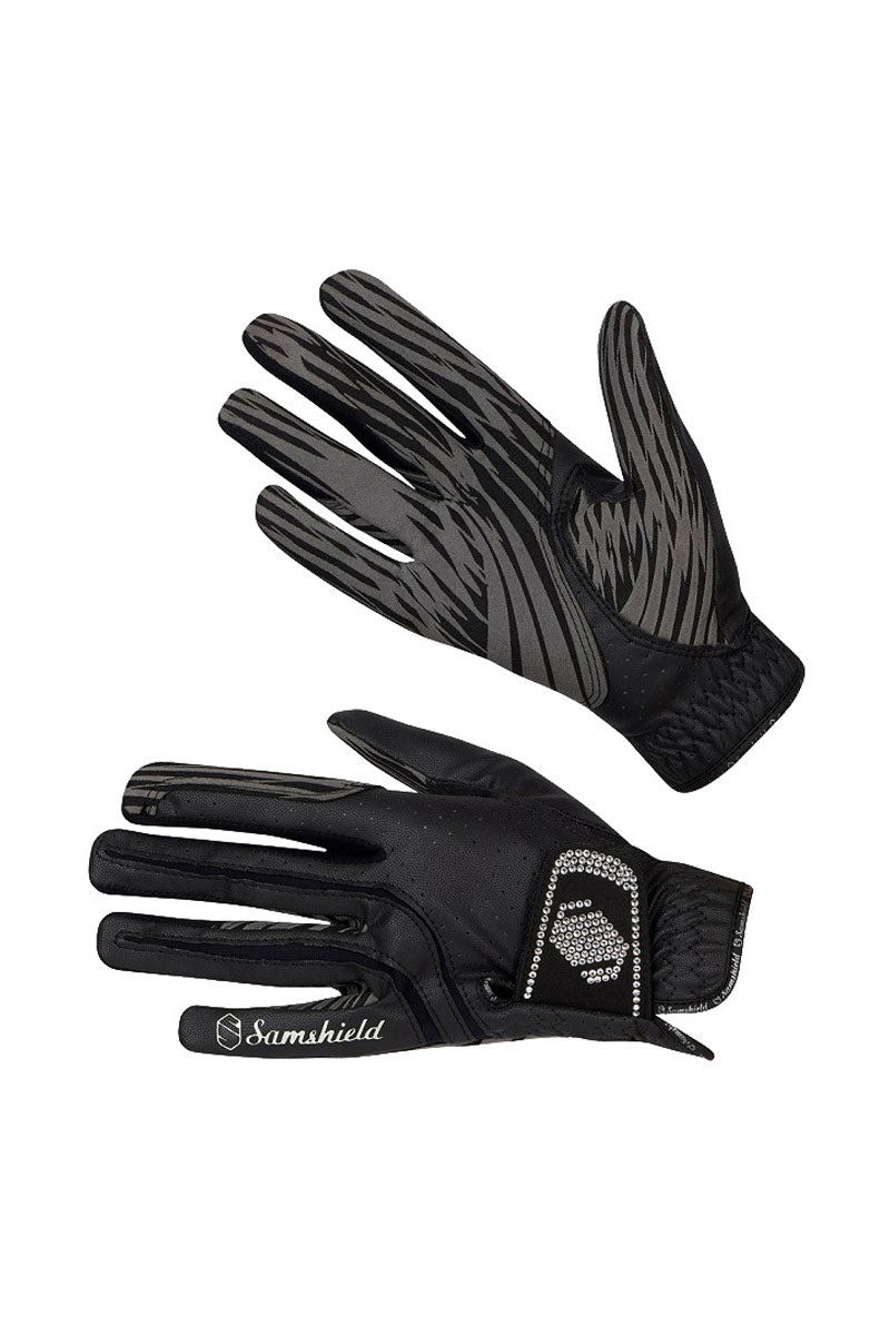 Samshield V-Skin Swarovski Gloves Black