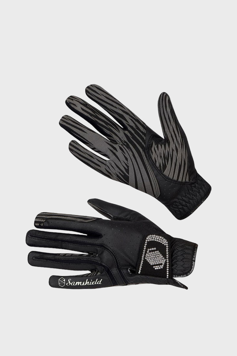 Samshield V-Skin Swarovski Gloves Black