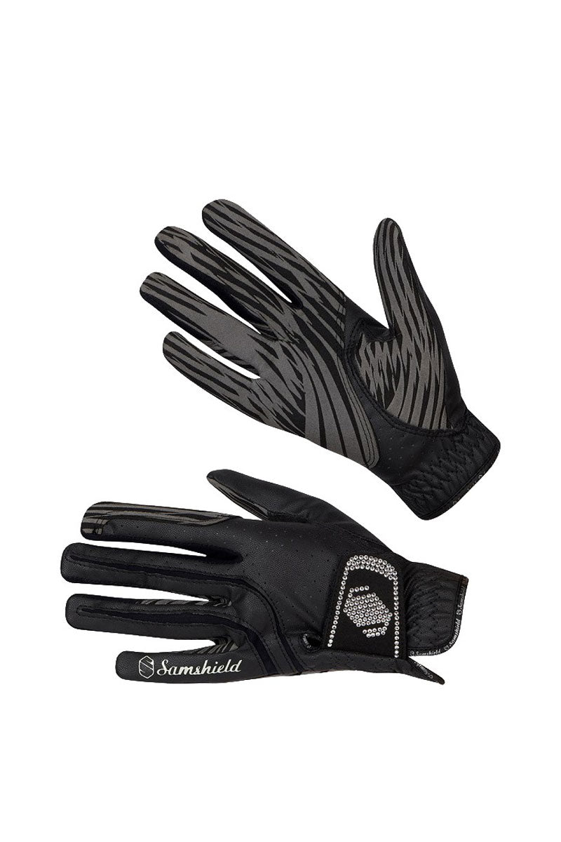 Samshield V-Skin Swarovski Gloves Black