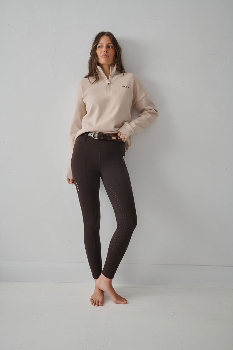 VALA Sculpt & Smooth Breeches Bitter Chocolate