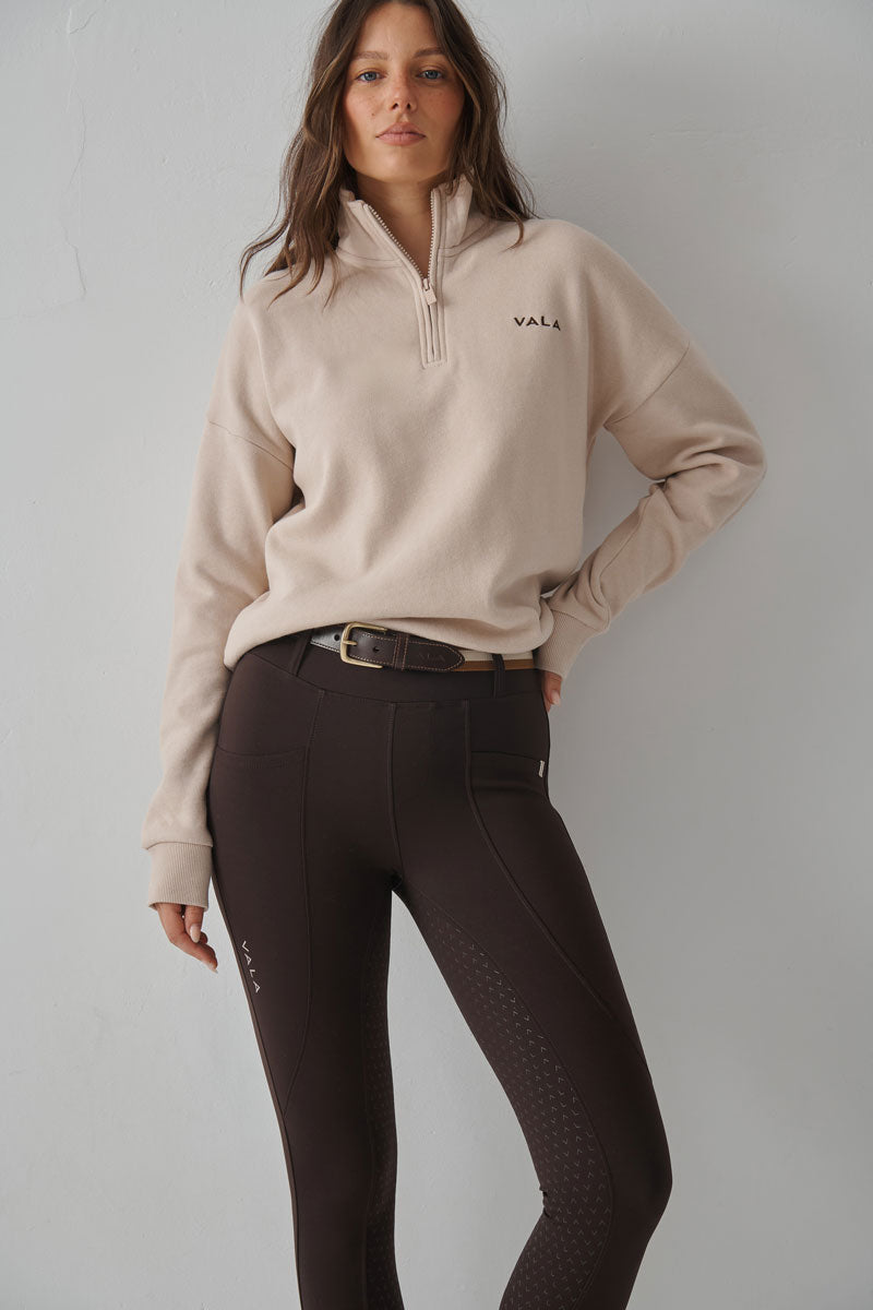 VALA Sculpt & Smooth Breeches Bitter Chocolate