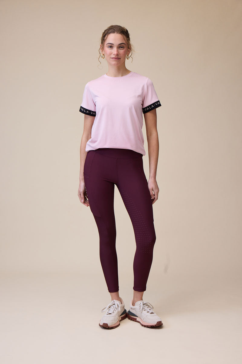VALA Training Tee Pastel Pink 