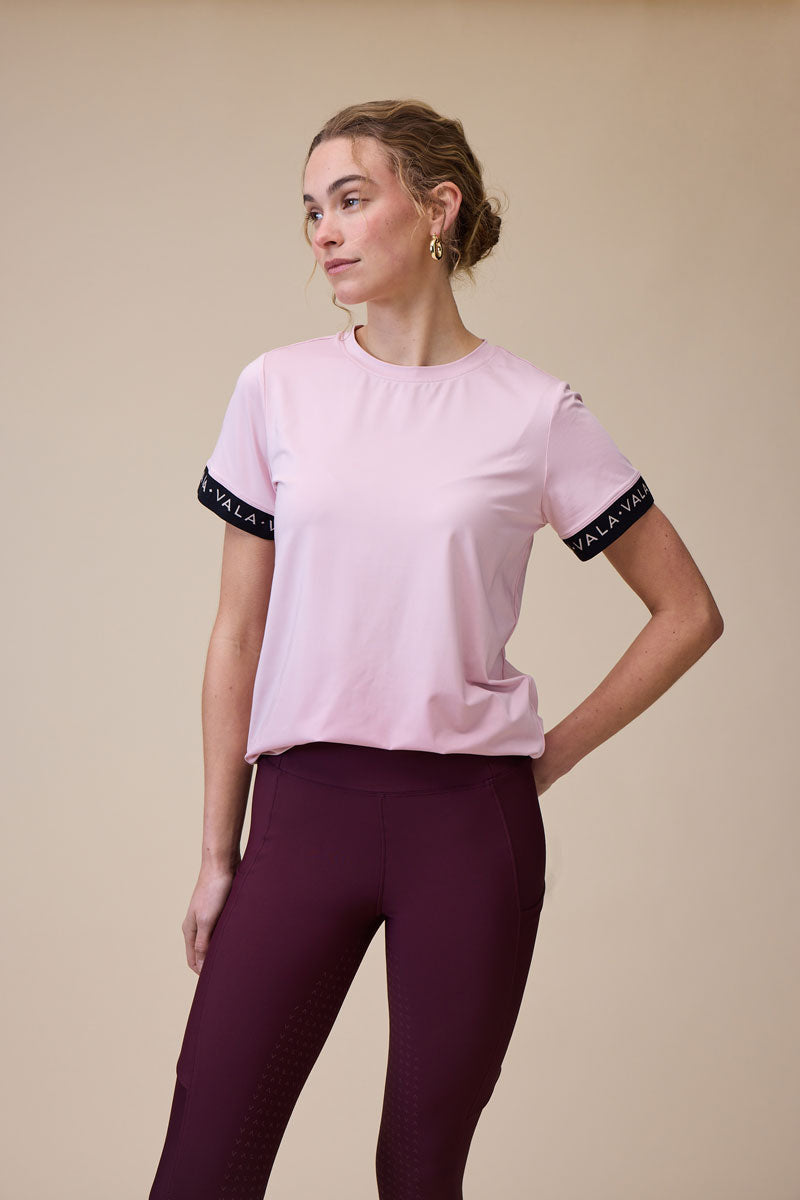 VALA Training Tee Pastel Pink 
