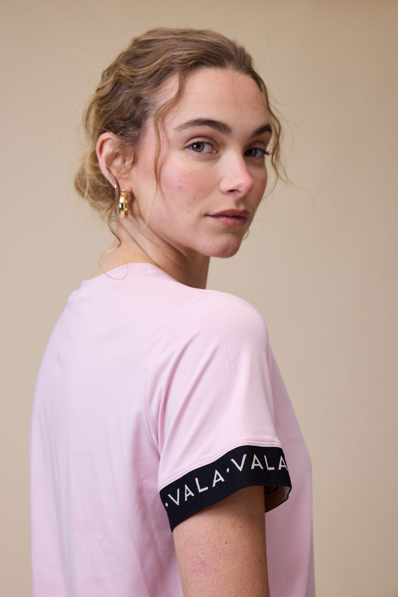 VALA Training Tee Pastel Pink 