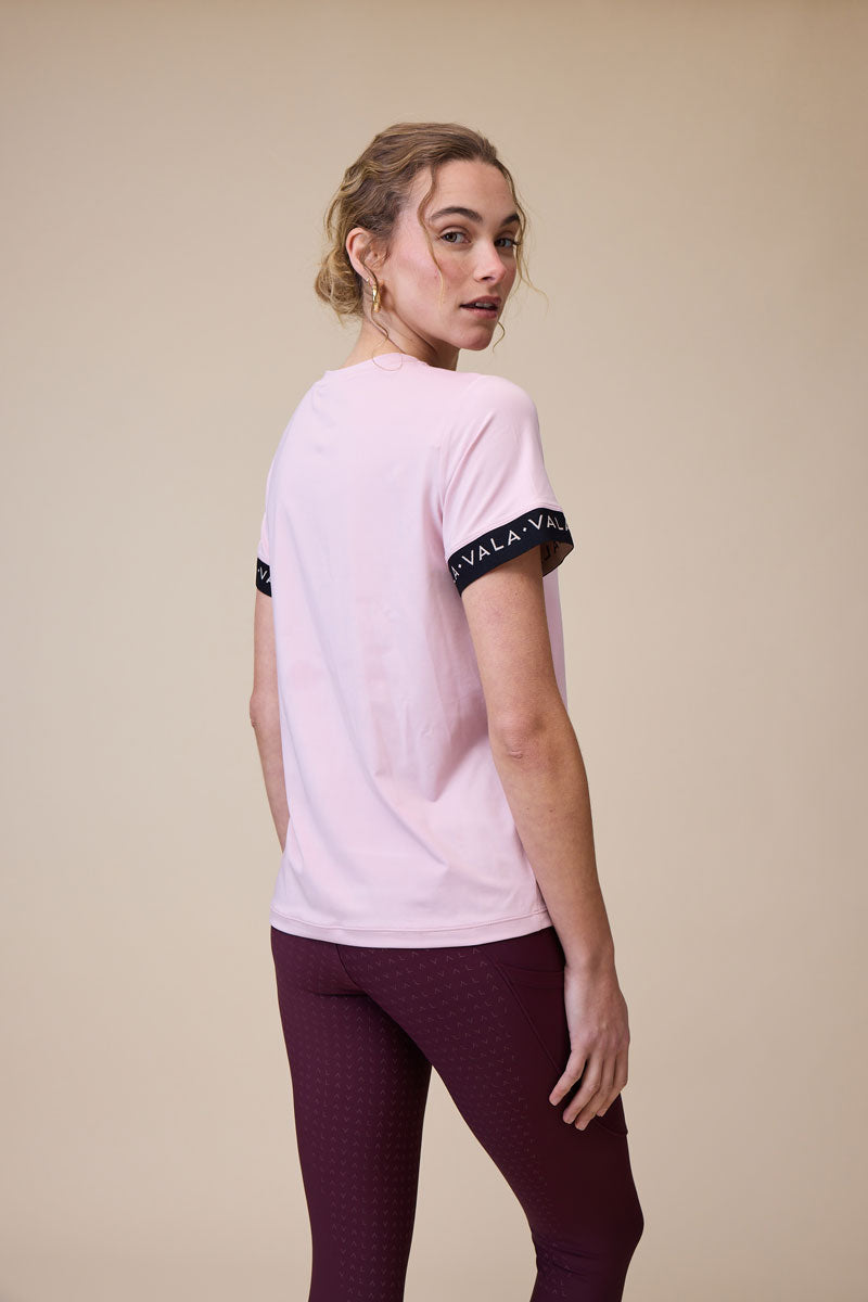 VALA Training Tee Pastel Pink 