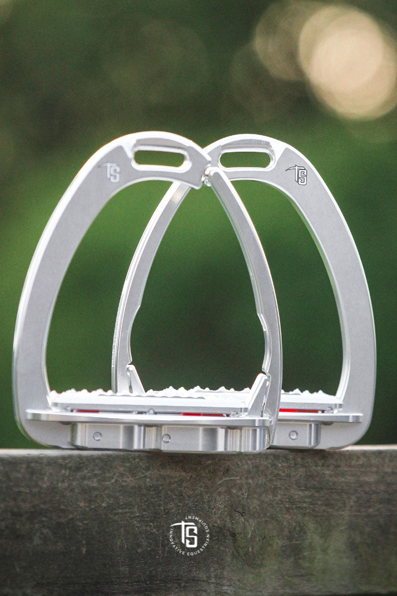 Tech Stirrups Venice Plus Evo Stirrups Silver/Silver