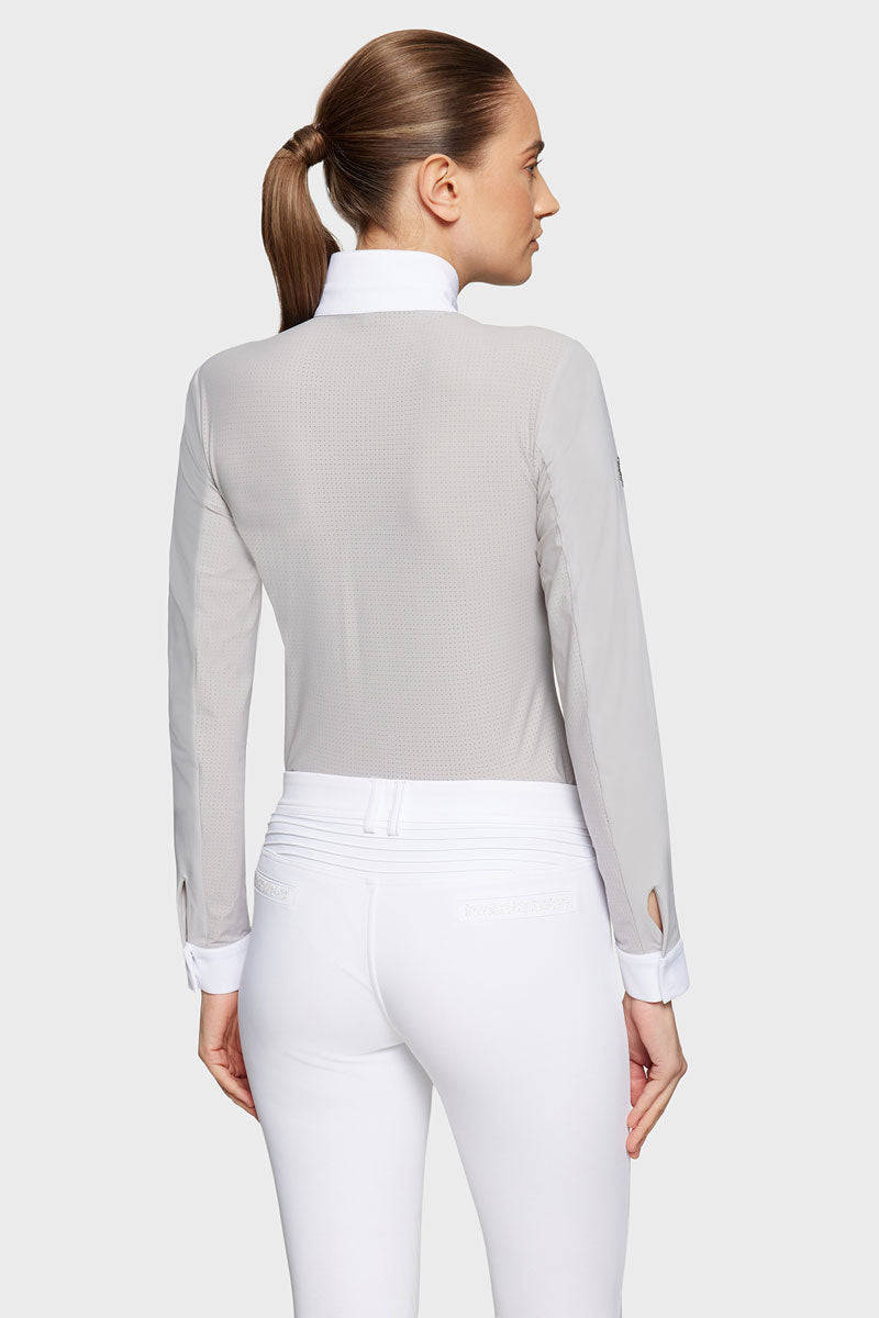 Samshield Carlotta Long Sleeve Show Shirt Light Grey 