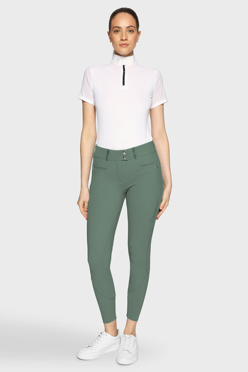 Samshield Clara Premium Full Grip Breeches Pistaccio