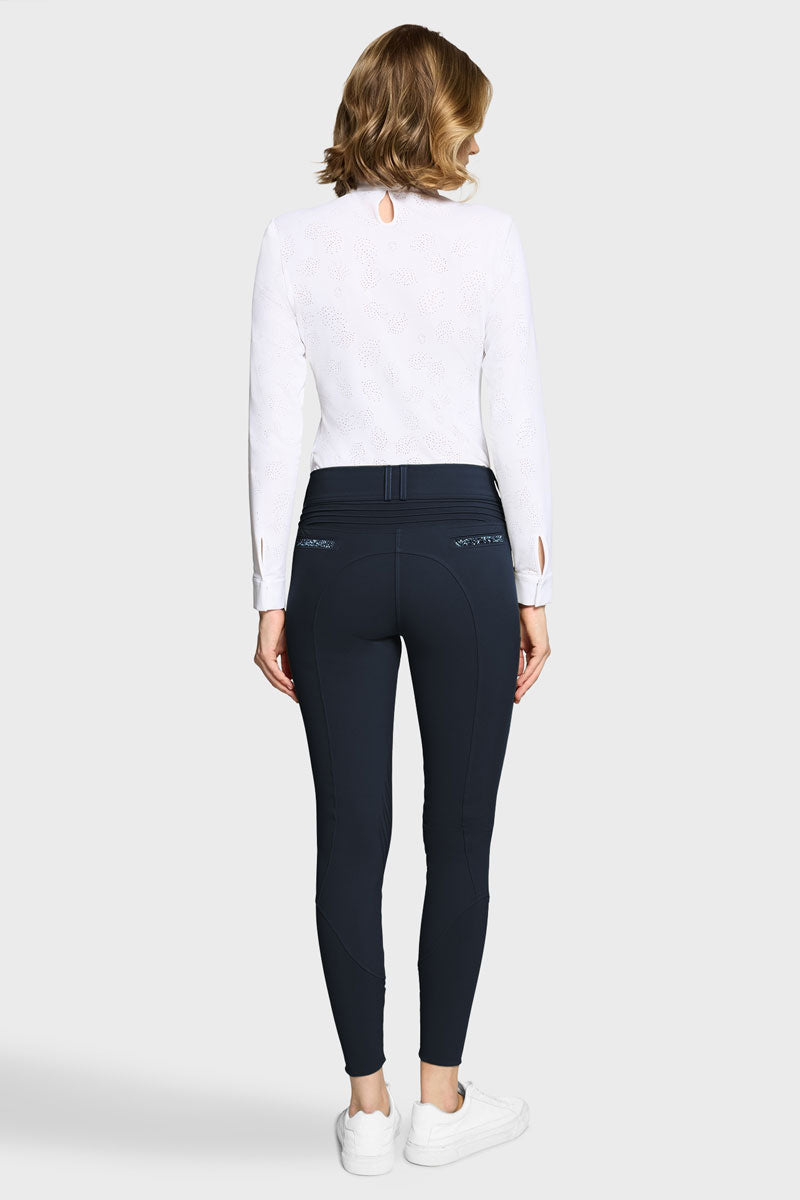 Samshield Clara Premium Knee Grip Breeches Navy 