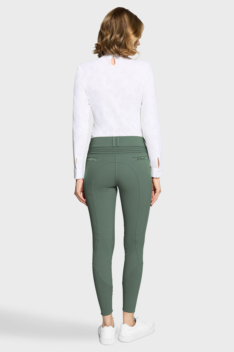 Samshield Clara Premium Knee Grip Breeches Pistacchio 
