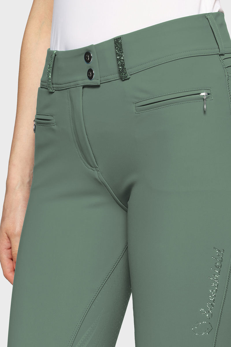 Samshield Clara Premium Knee Grip Breeches Pistacchio 