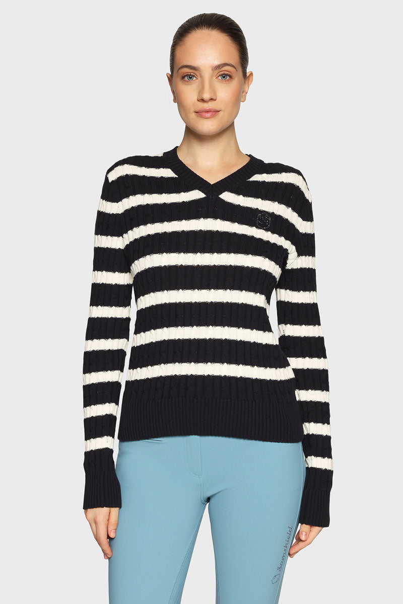 Samshield Lisa Twisted Pull Over Navy/White 