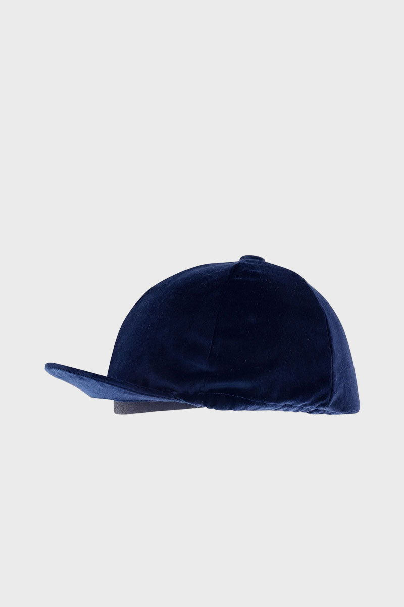 Racesafe Velvet Hat Cover Navy