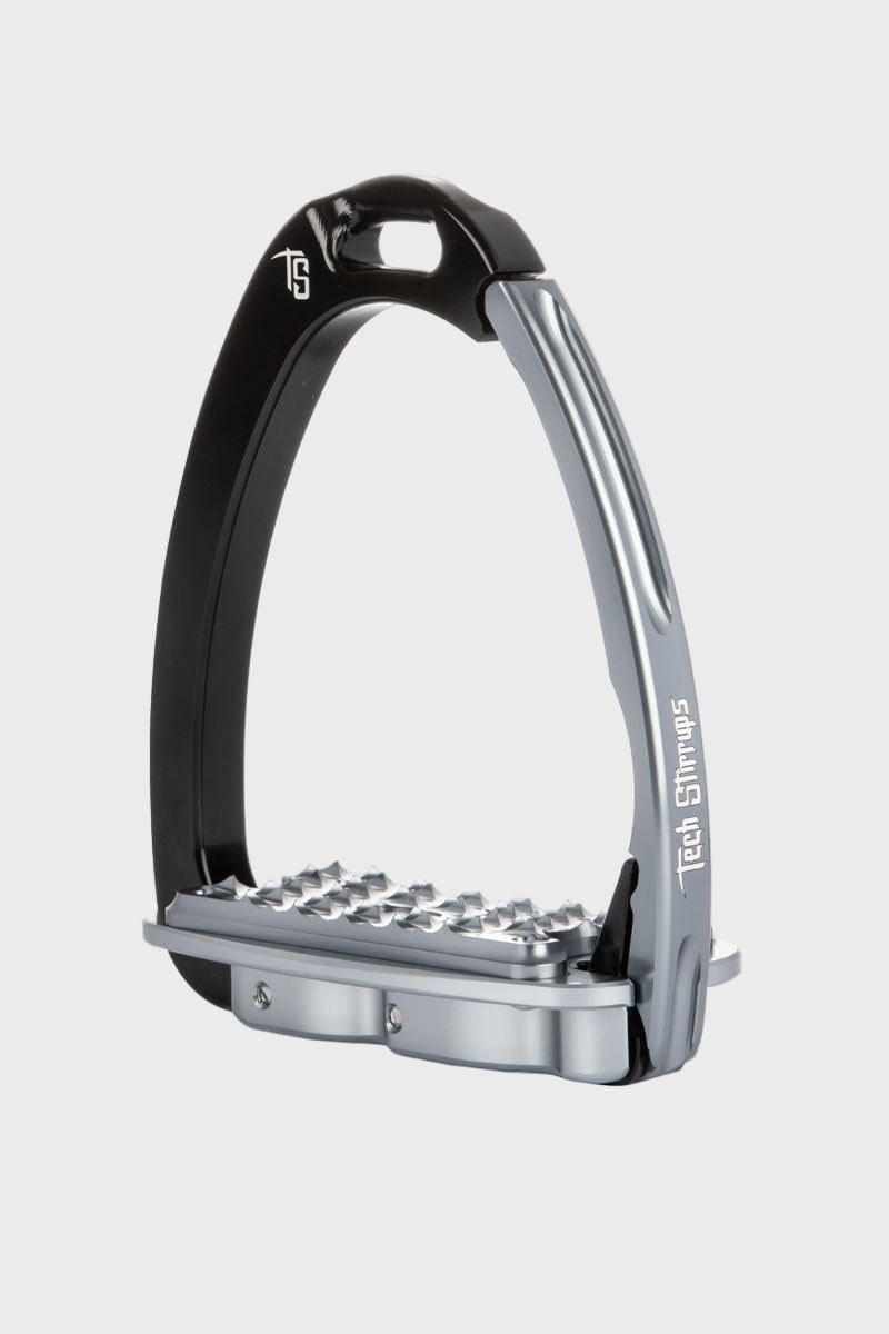 Tech Stirrups Venice Sloped Evo Stirrups Black/Titanium