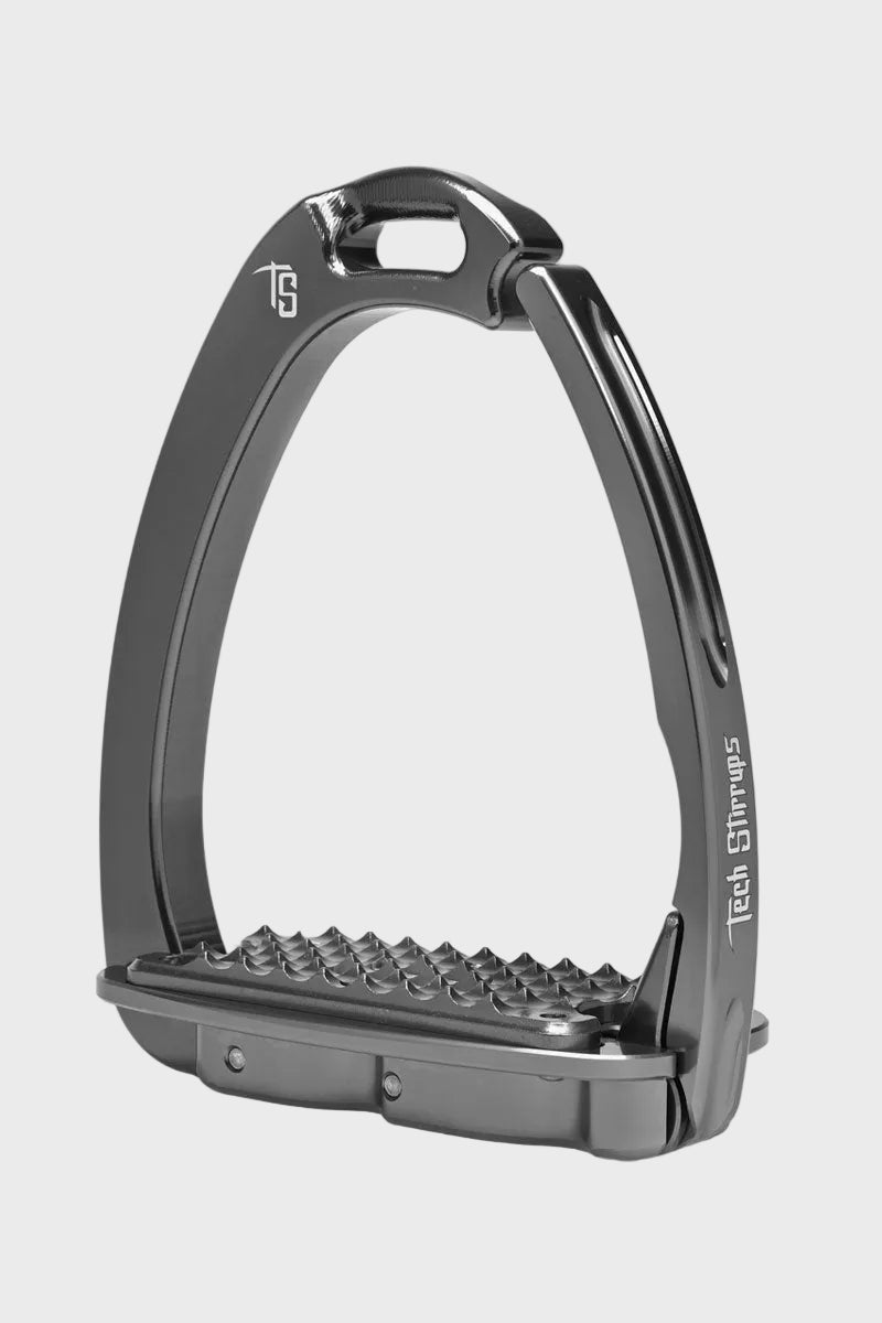 Tech Stirrups Venice Sloped Evo Swarovski Titanium 