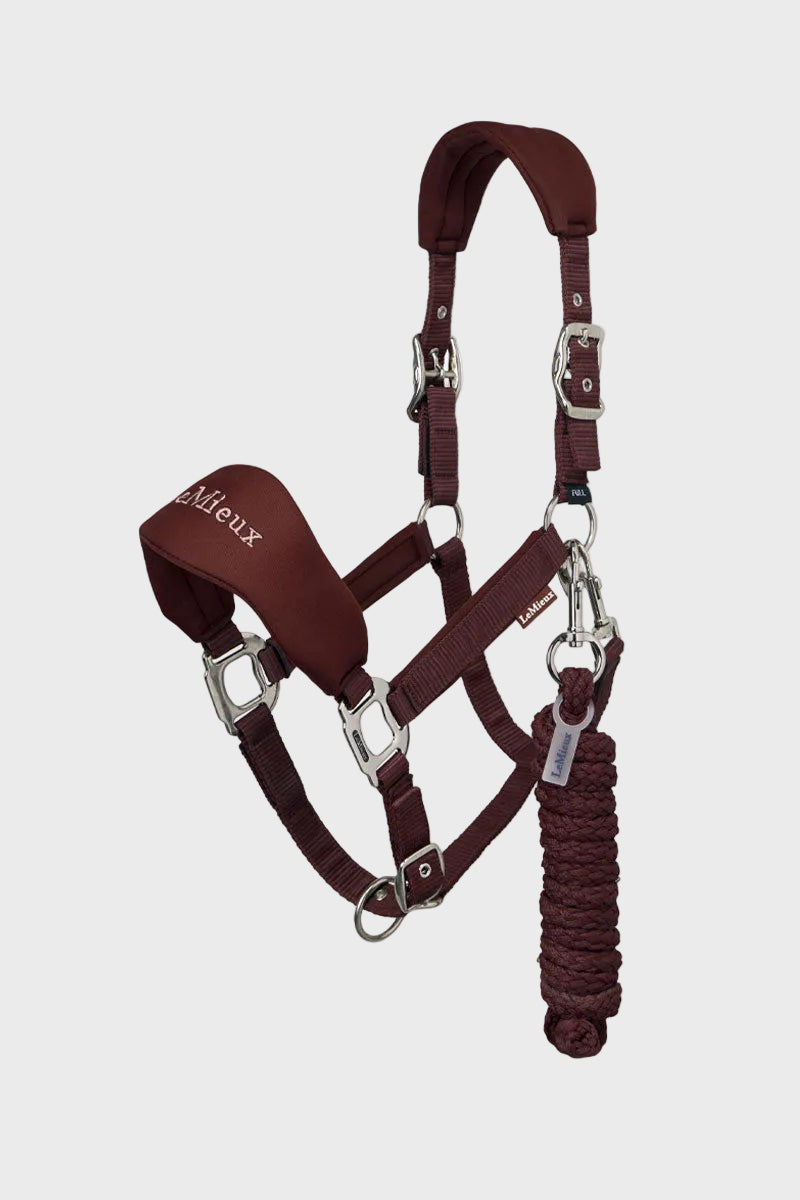 LeMieux Breakaway Vogue Headcollar & Leadrope Bramble 
