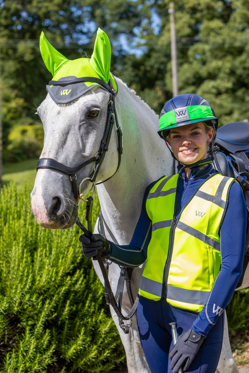 Woof Wear Hi Vis Riding Vest Hi Vis Yellow