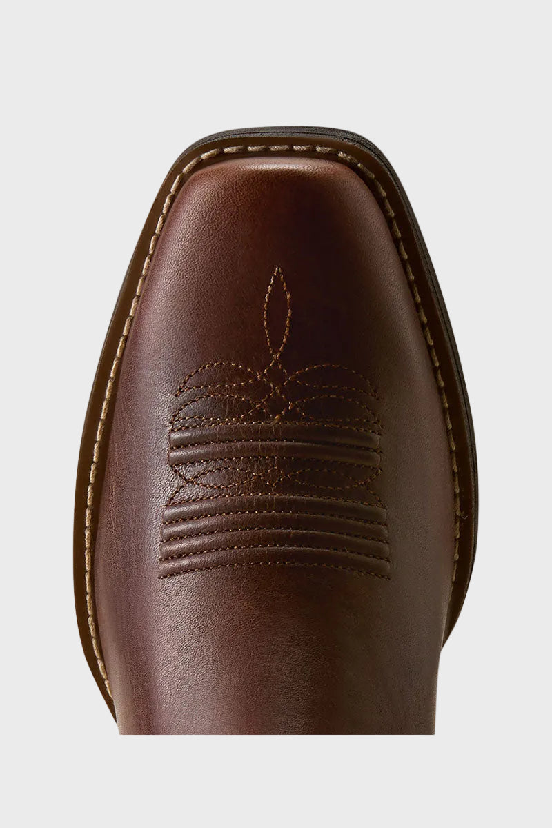 Ariat Round Up Narrow Cutter Toe Western Boot Espresso
