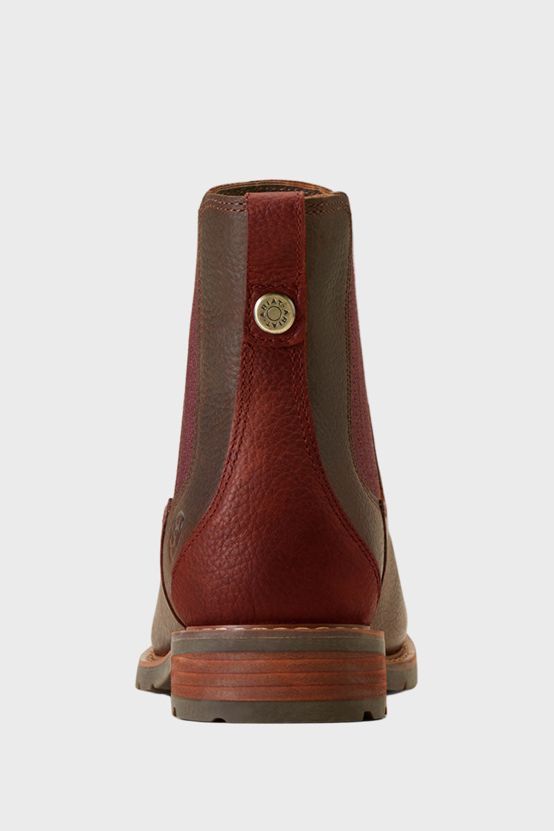 Ariat Women's Wexford Waterproof Chelsea Boot Dark Brown