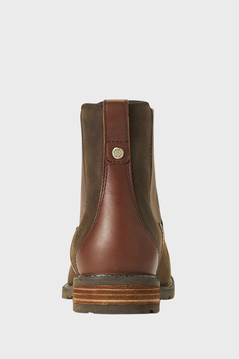 Ariat Wexford Waterproof Chelsea Boot Weathered Brown